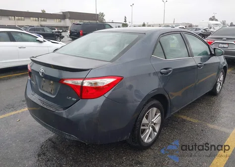 2014 Toyota Corolla Le Eco Plus из США, поврежденный, VIN 5YFBPRHE6EP030223